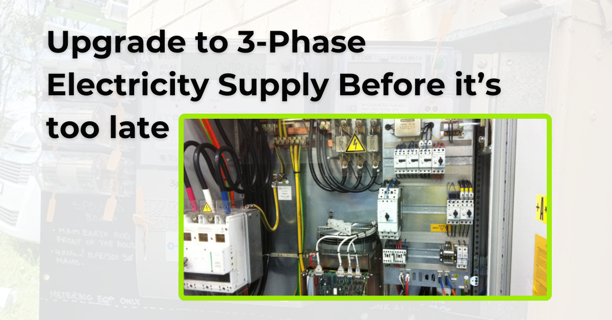 Upgrade to a 3-phase electricity