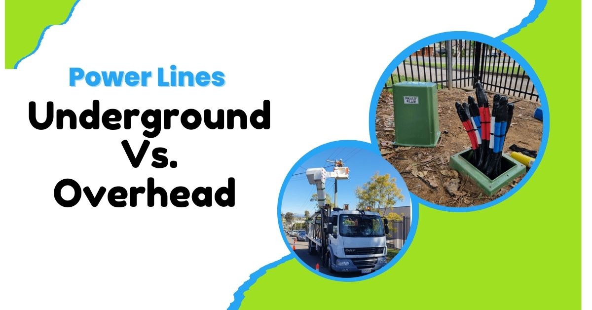 overhead power lines