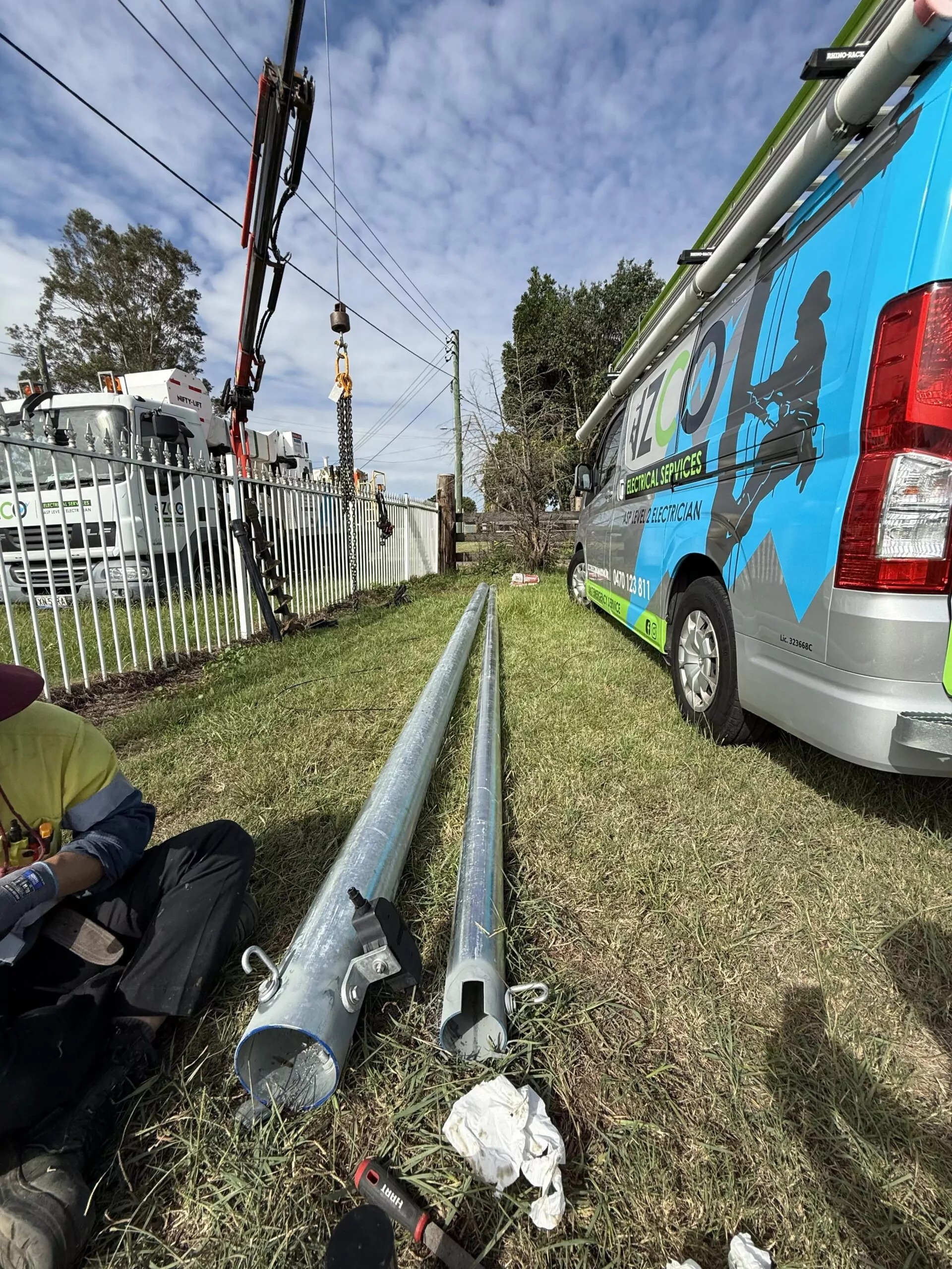 power pole replacement