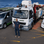 IZCO Electrical service fleet ready for residential and Level 2 electrical work
