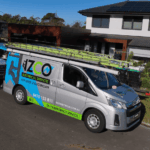 IZCO Electrical Level 2 service van parked outside residential property