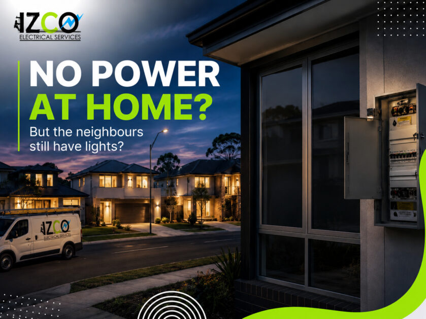 no power but the neighbours still have electricity