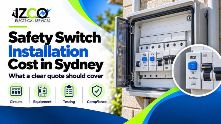safety switch installation cost in sydney what a quote should cover